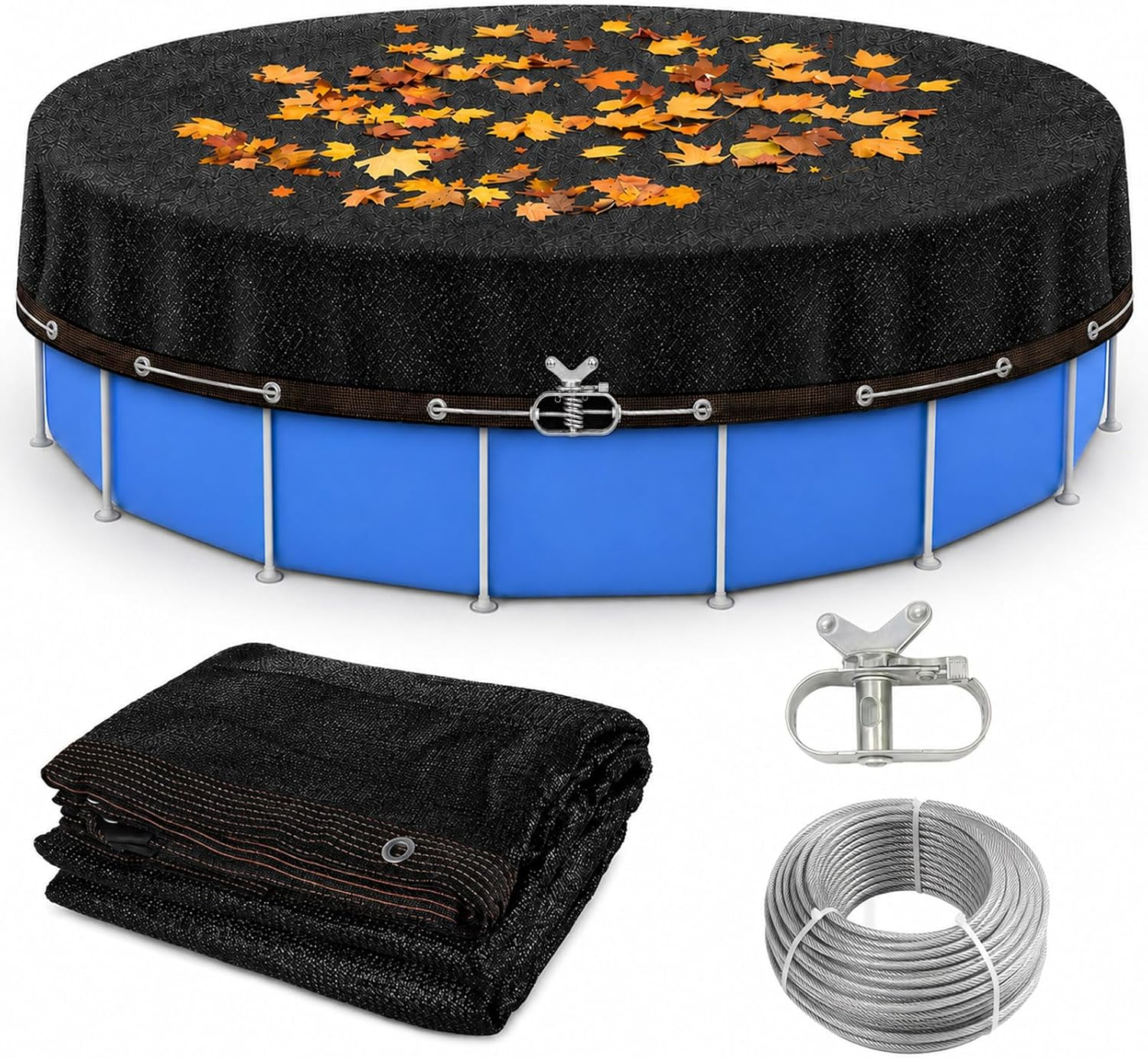 Pool Leaf Net Cover for above Ground Pool 21Ft
