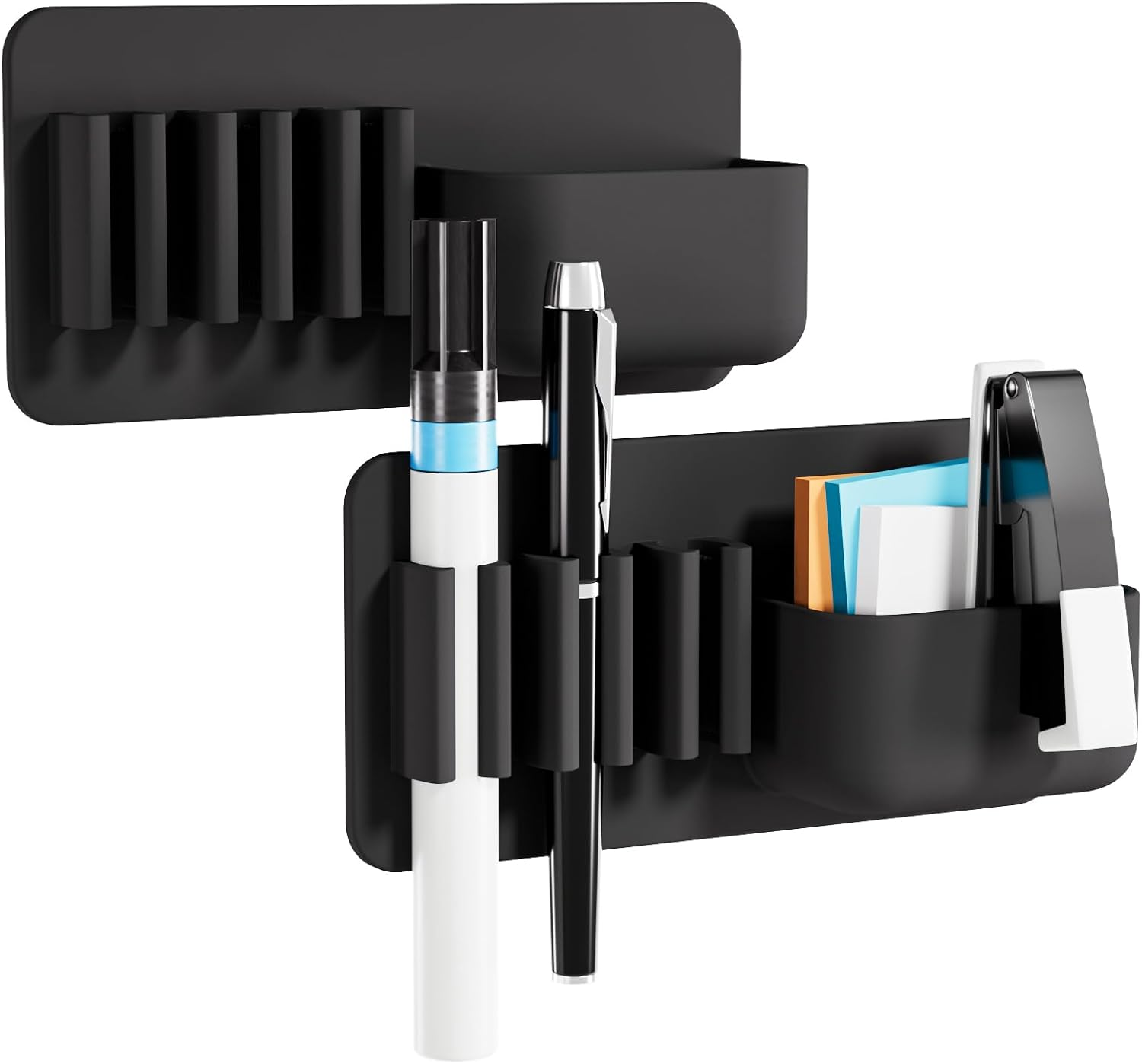 Adhesive Pen Holder for Wall, Pencil Holder for Desk Organizer,2 Pcs