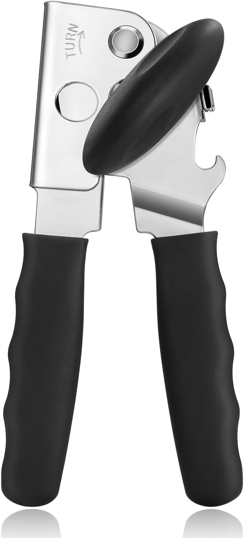 Abrelatas Manual Acero Mango Confort Magnetico Para Adultos Mayores Cocina