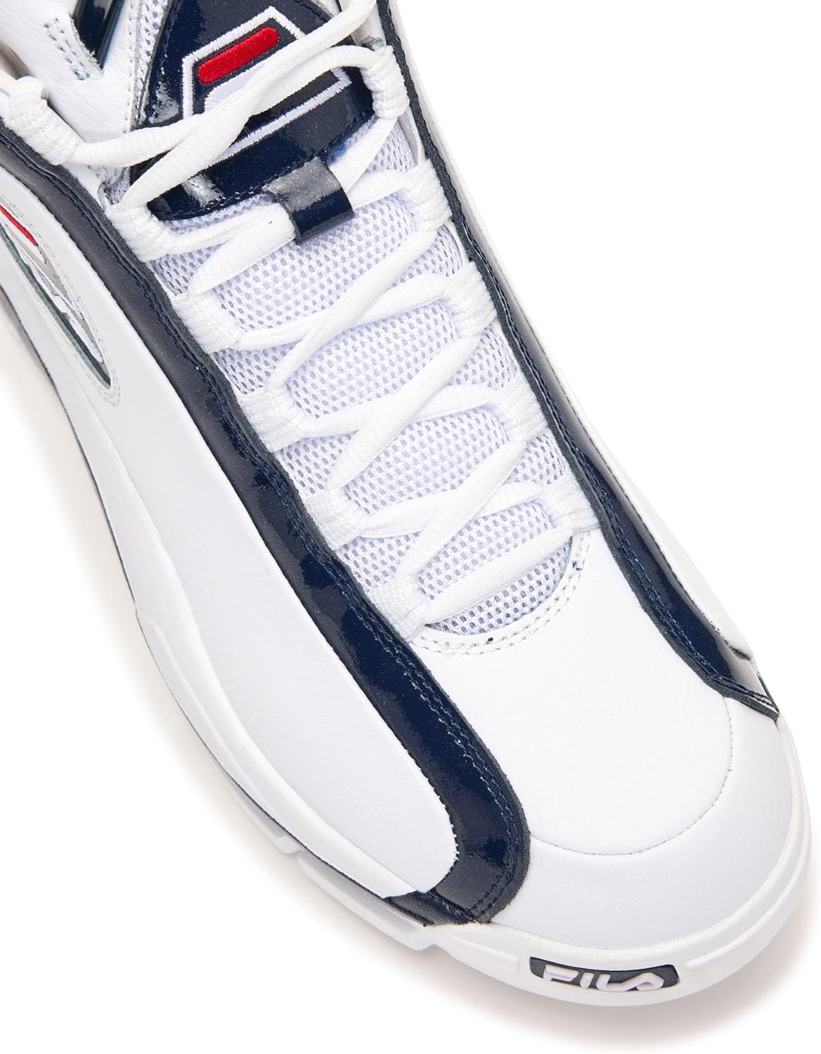 FILA Men's Grant Hill 2 Sneaker, White/Deep Blue/Pointsettia, 12 US - Picture 6 of 13