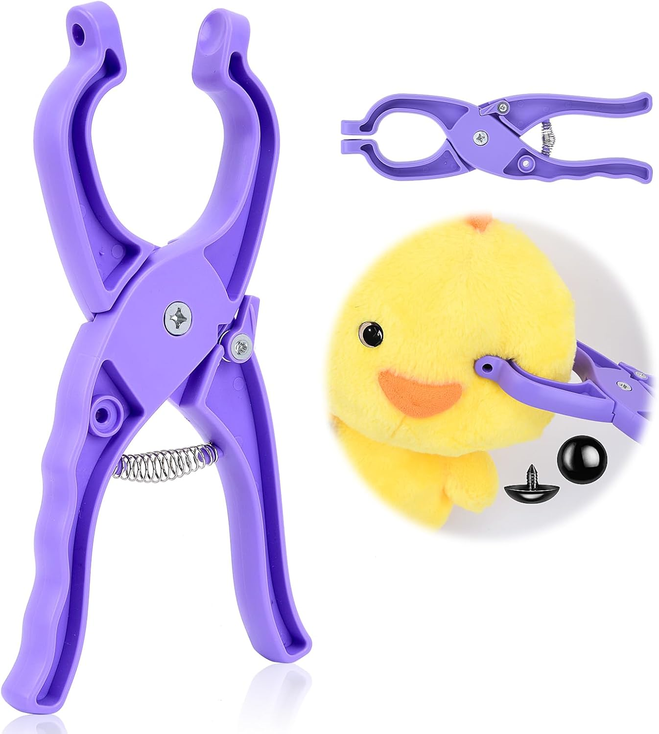 Herramienta Para Ojos De Seguridad Crochet 5-30mm Para Amigurumi Y Peluches