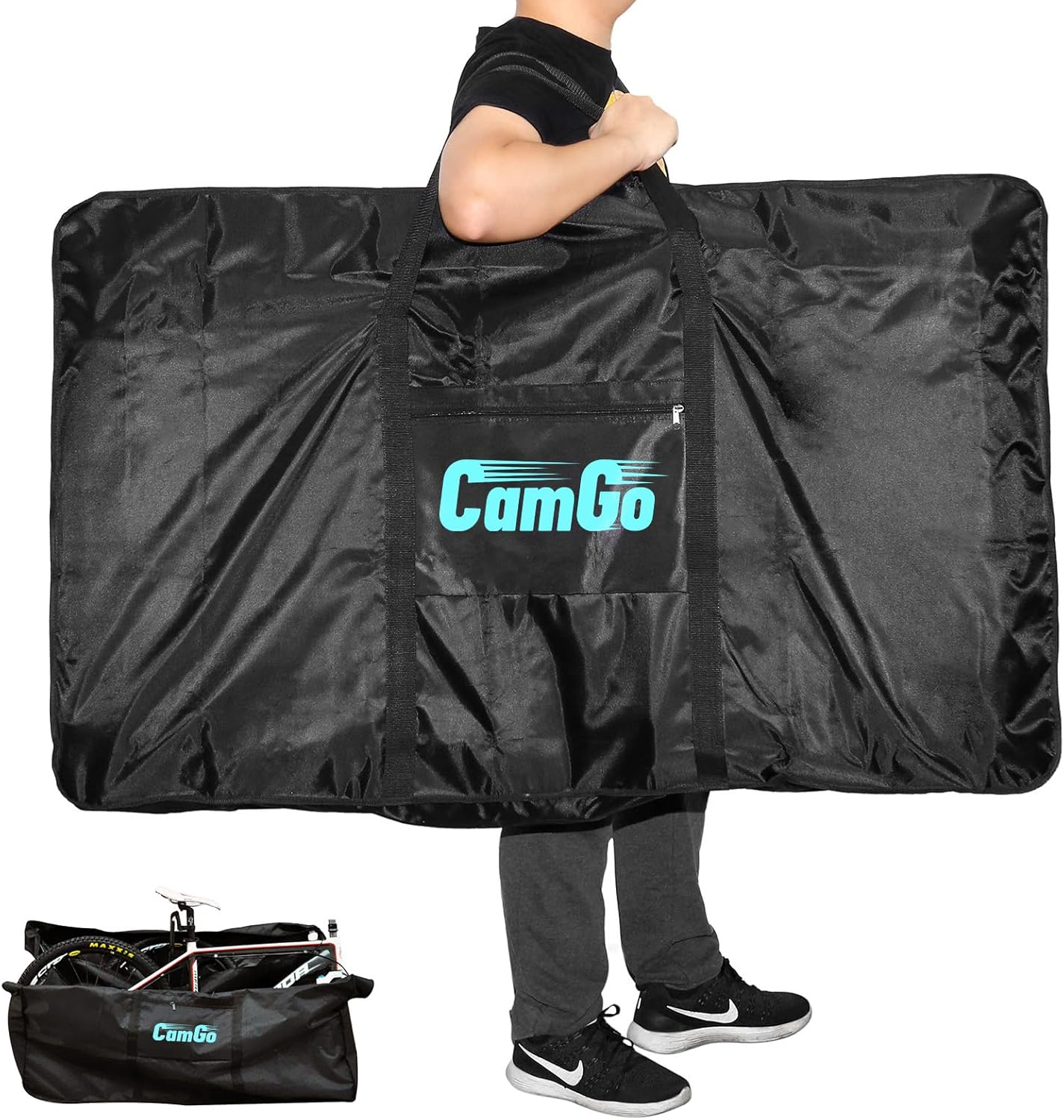 Folding Bike Travel Bag Bicycle Carrier Case Outdoors Cycling Transport