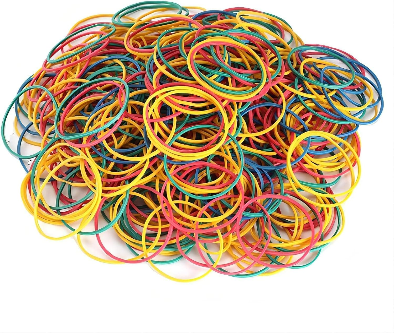 400Pcs 2.5Cm Wide Money Rubber Bands, Bulk Elastic Stationery Holder, Strong Elastic Band Loop Office Supplies