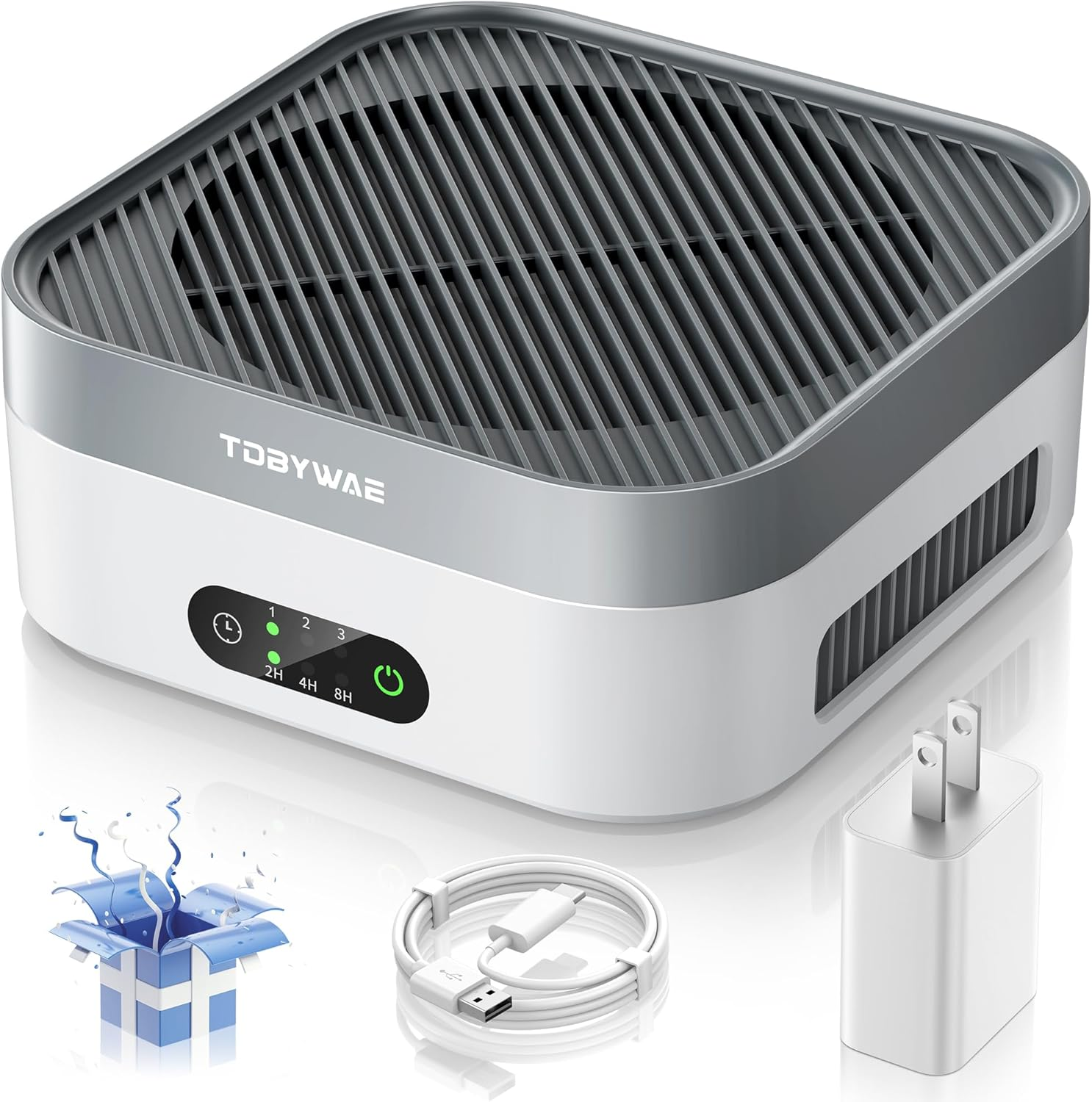 Air Purifier for Home – True HEPA Filter for Pets,Smoke & Allergies | 600 Sq Ft Coverage | Small & Portable & Ultra-Quiet for Bedroom/Dorm/Travel | Captures Dust, Mold, Odor, Pollen, Pet Dander