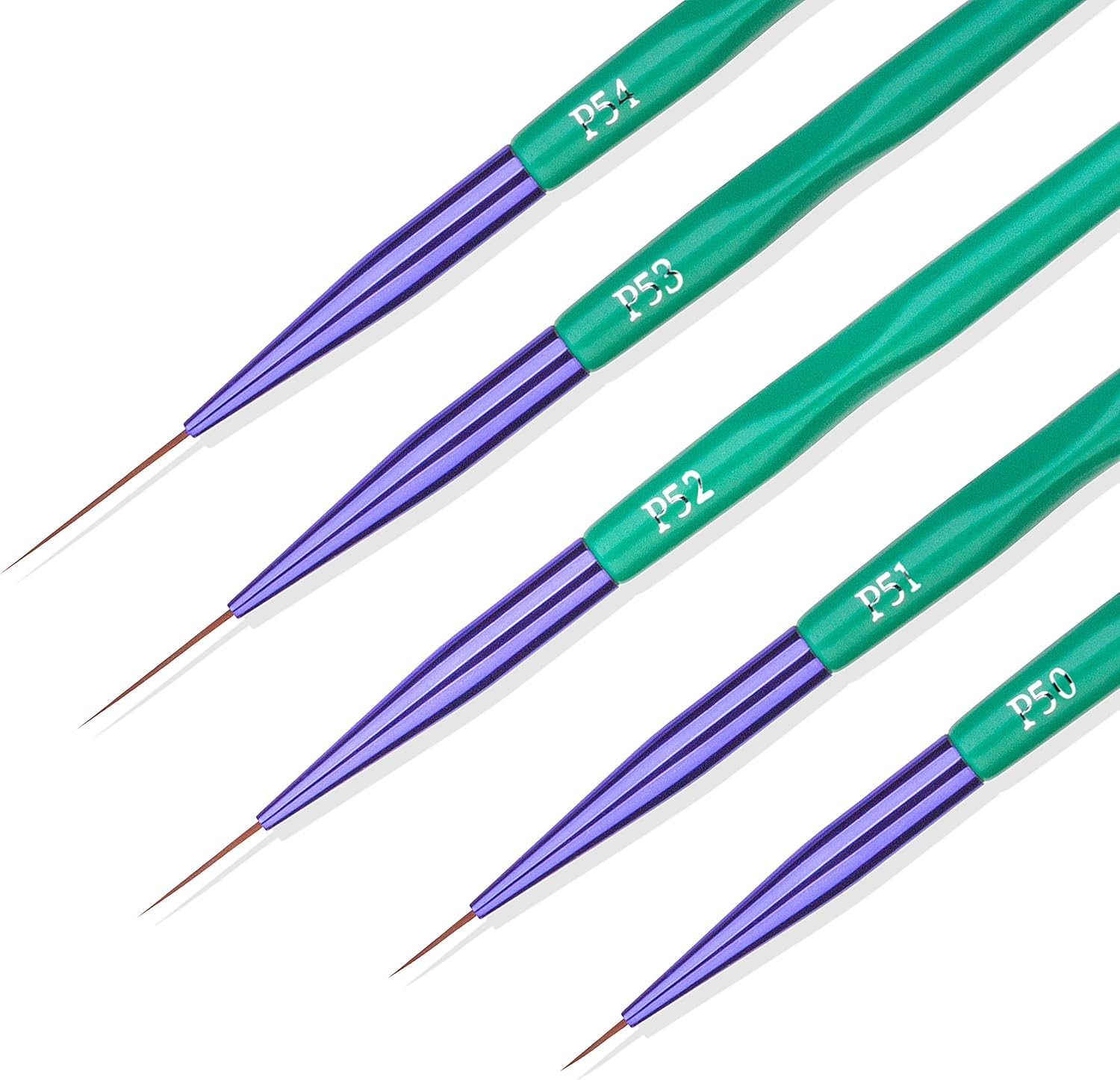 Detail Paint Brushes, Ultra Fine Tip Thin Brush for Fine Detailing & Art Painting, Acrylic Watercolor Craft Rock Face Painting Nail Art Striping Etc.