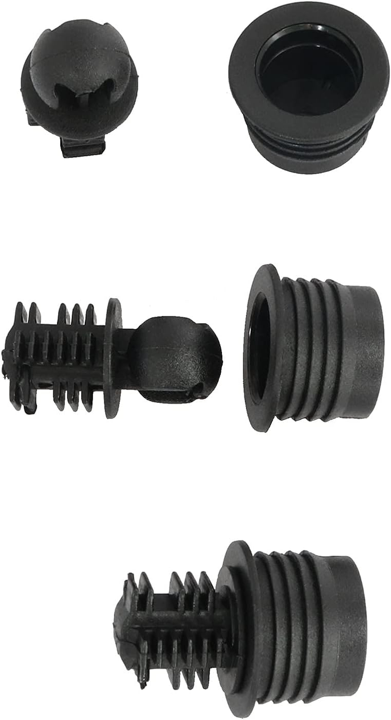 Speaker Grill Guide 24Pairs Black Plastic Ball and Socket Type Grill Guides Pegs Cloth Buckle Screws Speaker Parts Accessories