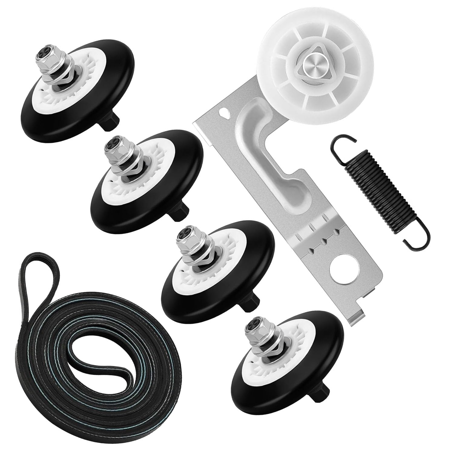 Kit Riparazione Asciugatrice CarBole 4+ Pezzi Per LG E Kenmore - Cinghia, Puleggia E Rulli