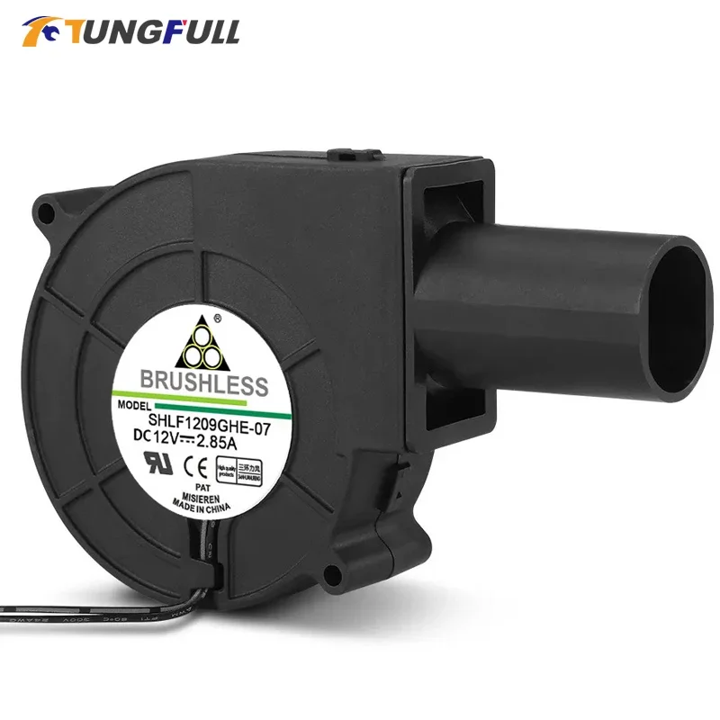 Adjustable Speed Large Air Volume Blower 220V To 12V Waste Oil Stove Firewood Stove Turbo Fan High Air Volume Turbo Blower Fan