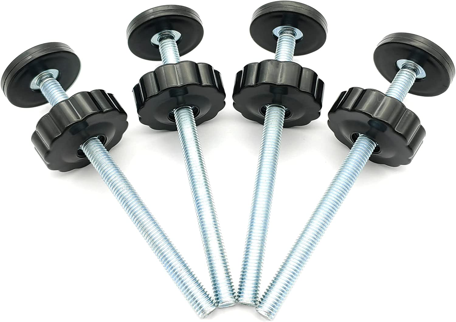 4 Pack 8MM Baby Gate Threaded Spindle Rod Hardware Parts Kit for Pet & Dog Pres