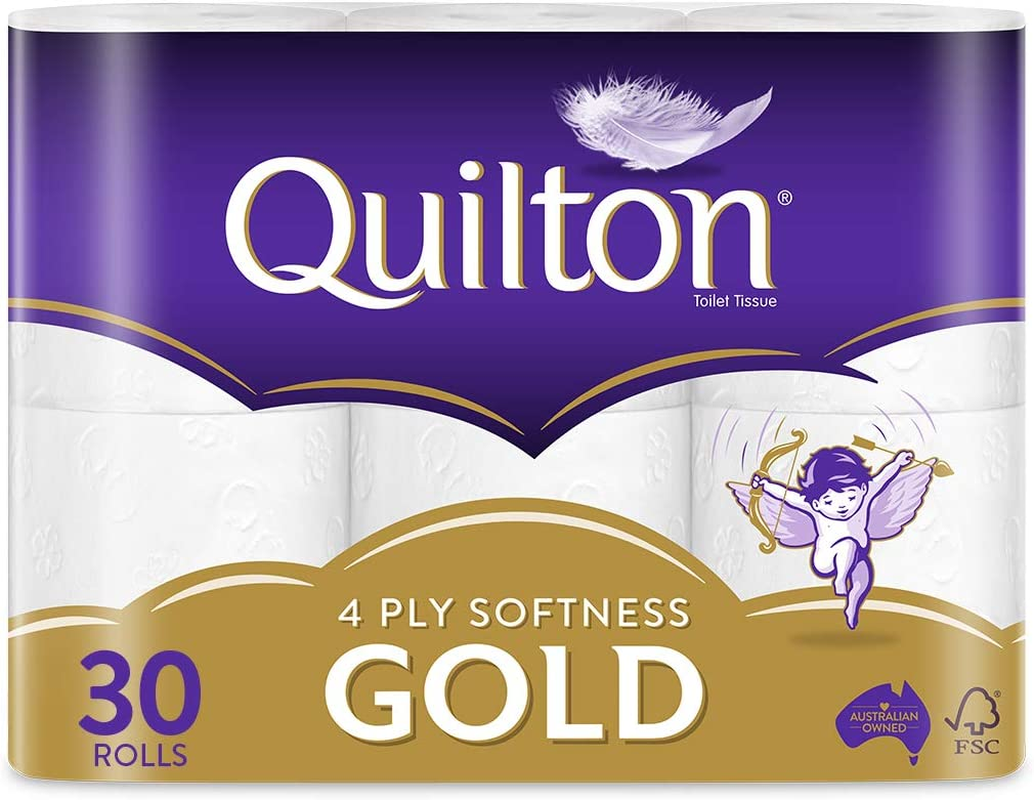4-Ply Gold Toilet Tissue 30 Rolls (5 Pack*6 Rolls)