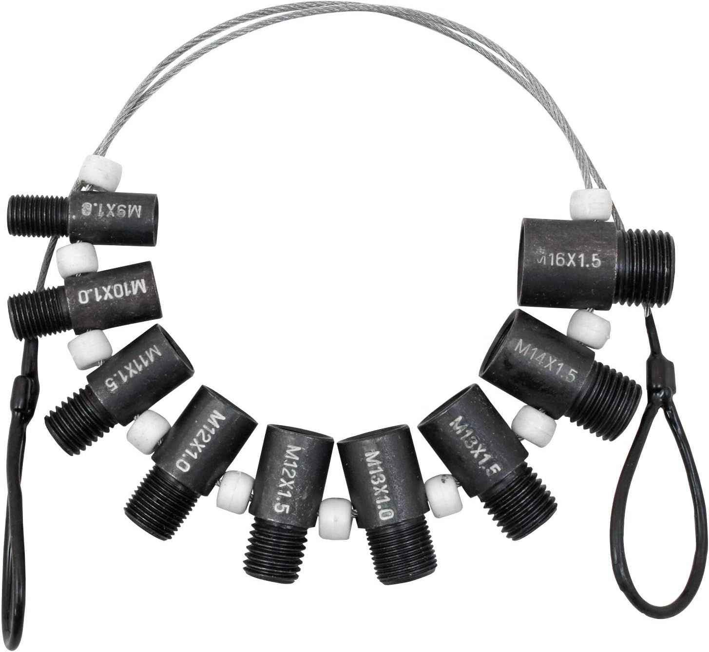 Metric Brake Line Fitting Thread Size Gauge