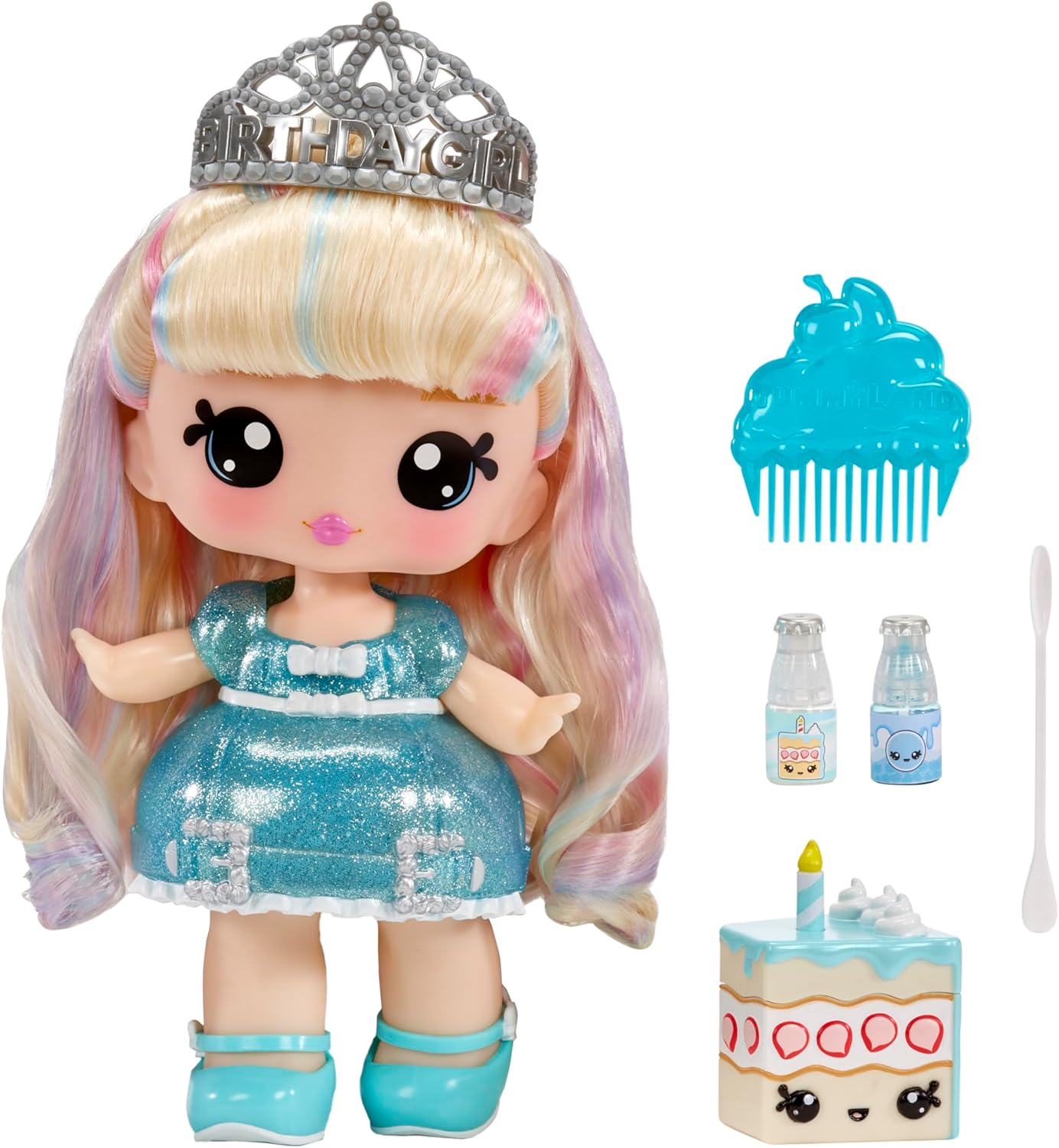 Yummiland Large Doll and Num Nom Lipgloss Pet - Bianca Bubblegum and Cake Sli... - Picture 6 of 15