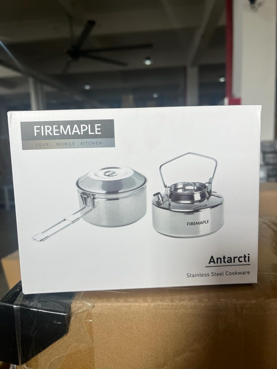 Fire-Maple Antarcti Stainless Steel Kettle and Pot Set 1.0L Camping Kettle an... - Picture 10 of 15