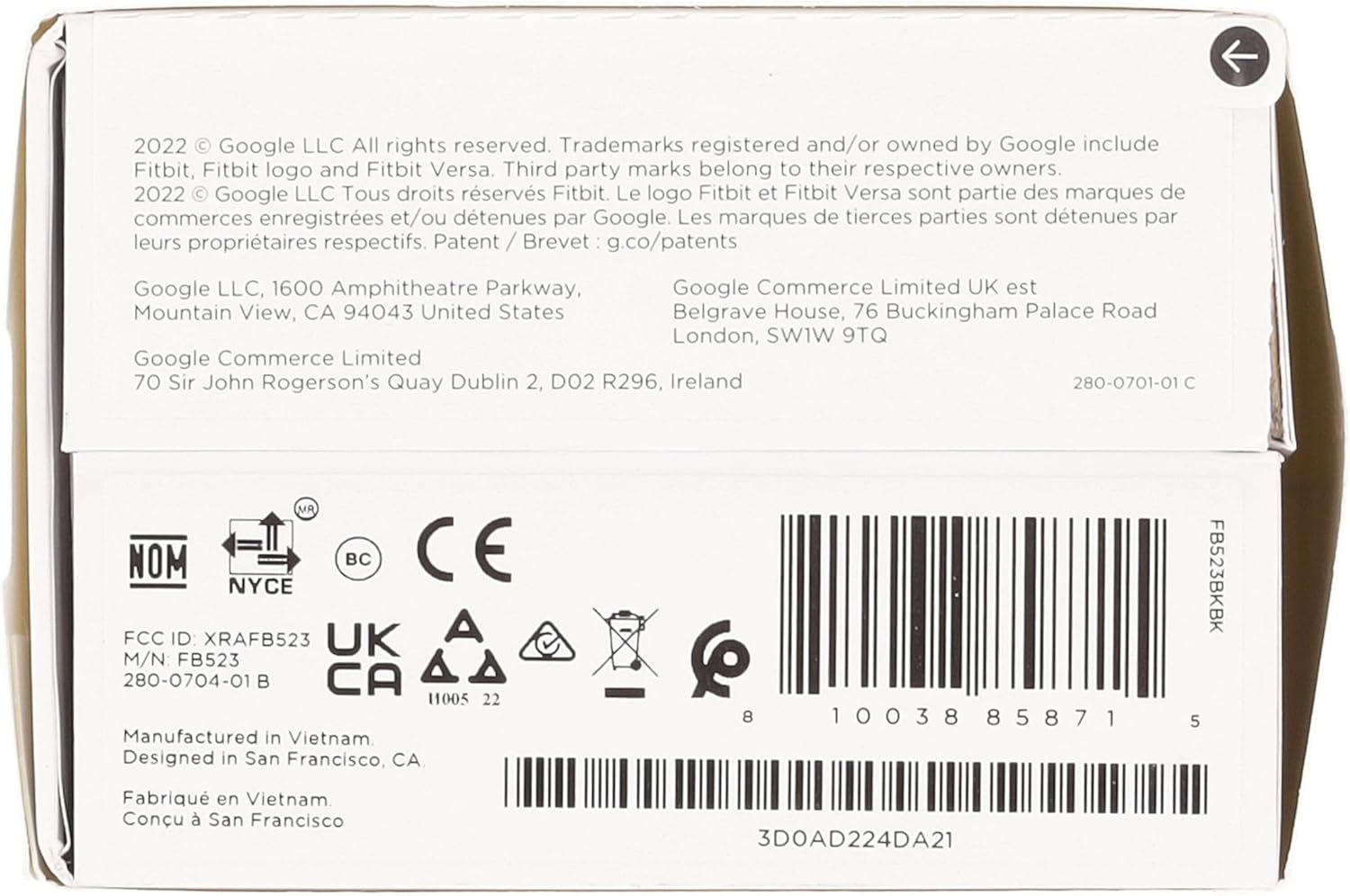 Google Fitbit Versa 4 Fitness Smartwatch with Built-in GPS and up to 6 Days B... - Picture 10 of 13