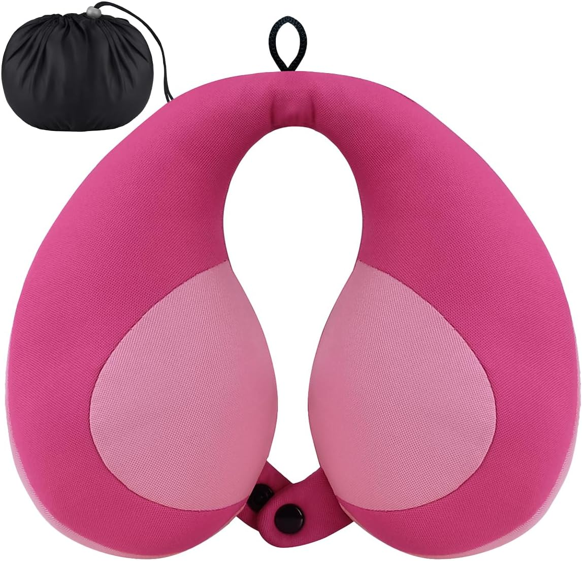 Kids Chin Supporting Travel Neck Pillow, Helps Support Head and Neck, Comfortably Designed for Head, Neck, and Chin Support - Gifts for Toddler/Child/Kids, Pink