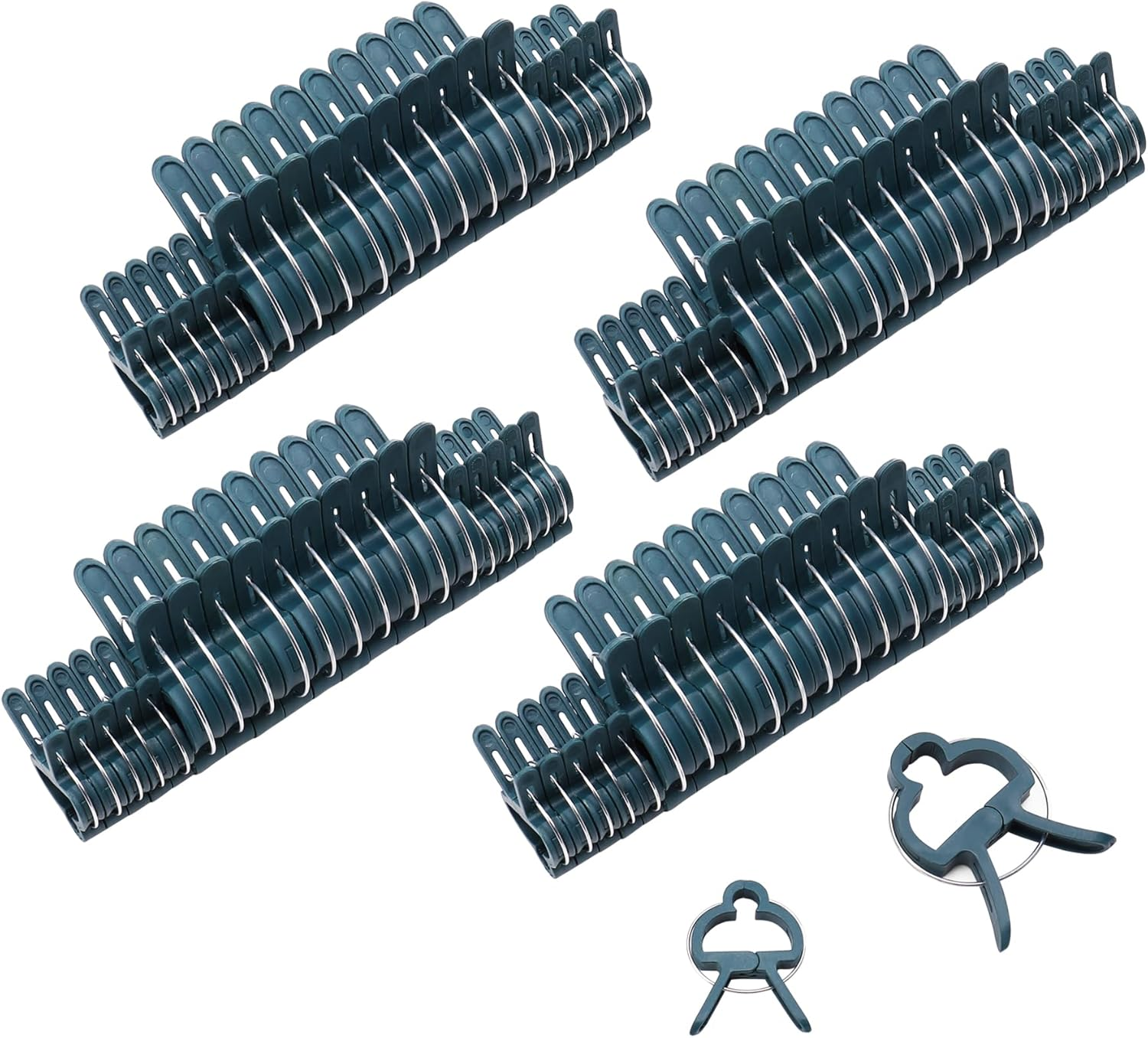 Paquete de 80 Clips de Jardin para Soporte de Plantas Tomates Flores y Vinas