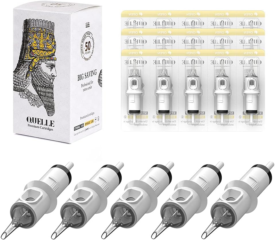 HAWINK Tattoo Cartridges Needles 50Pcs Mixed #10 Bugpin round Liner 3RL 5RL 7RL 9RL 11RL EN05S-50KIT-R