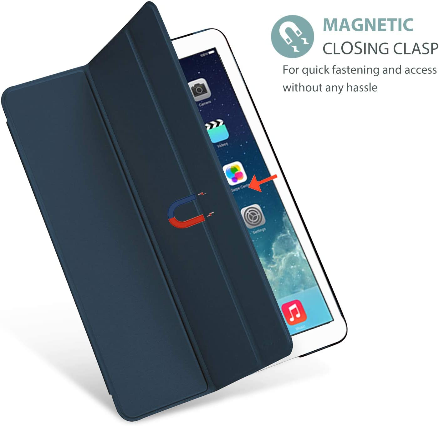 ProCase Smart Case for iPad Air 1st Edition, Ultra Slim Lightweight Stand Pro... - Picture 8 of 15