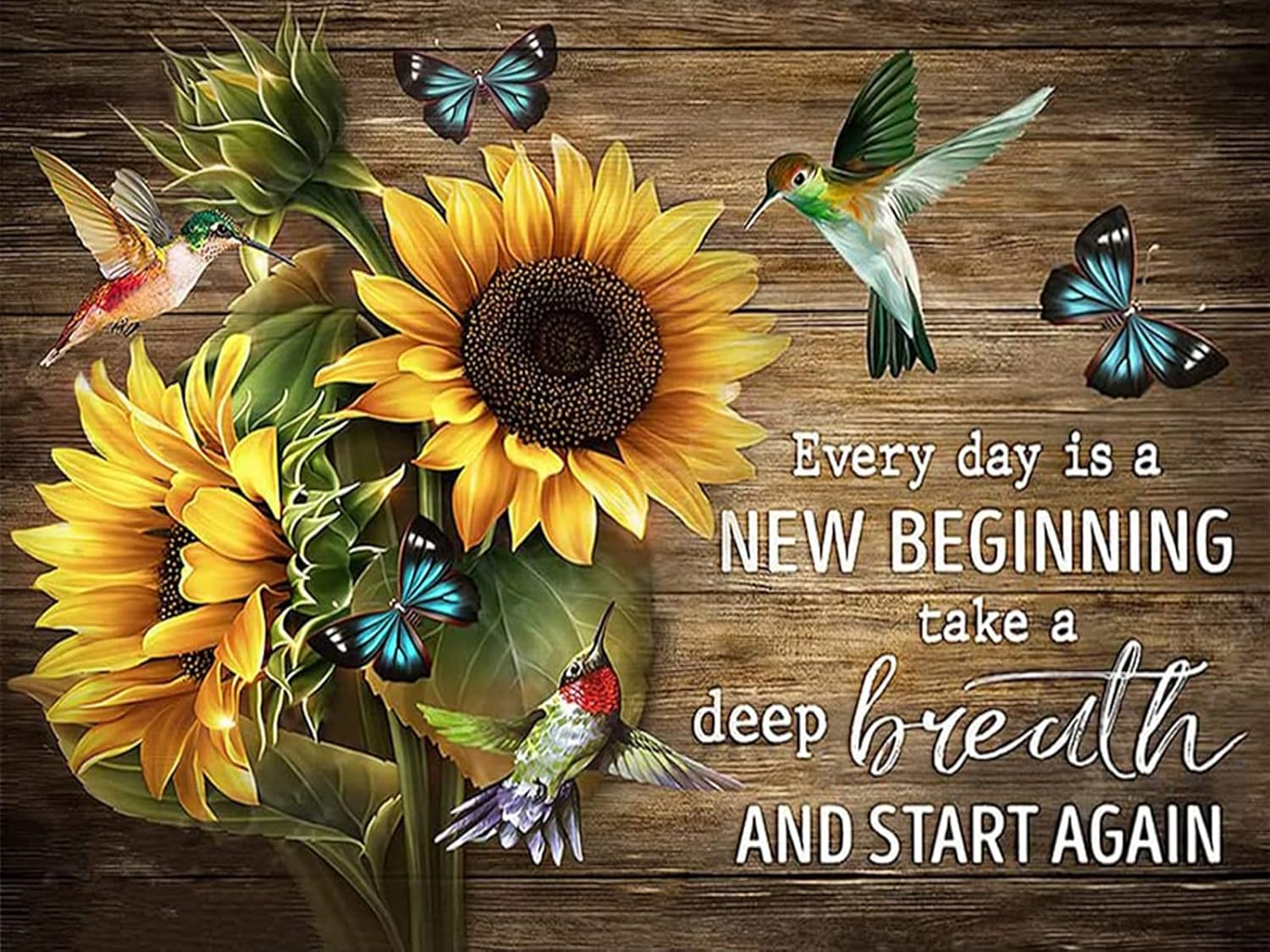 Sunflower Diamond Painting Kits for Adults - Art Beginner, 5D DIY Full Drill Dots Paintings with Diamonds Gem and Crafts Home Wall Decor 11.8X15.7Inch