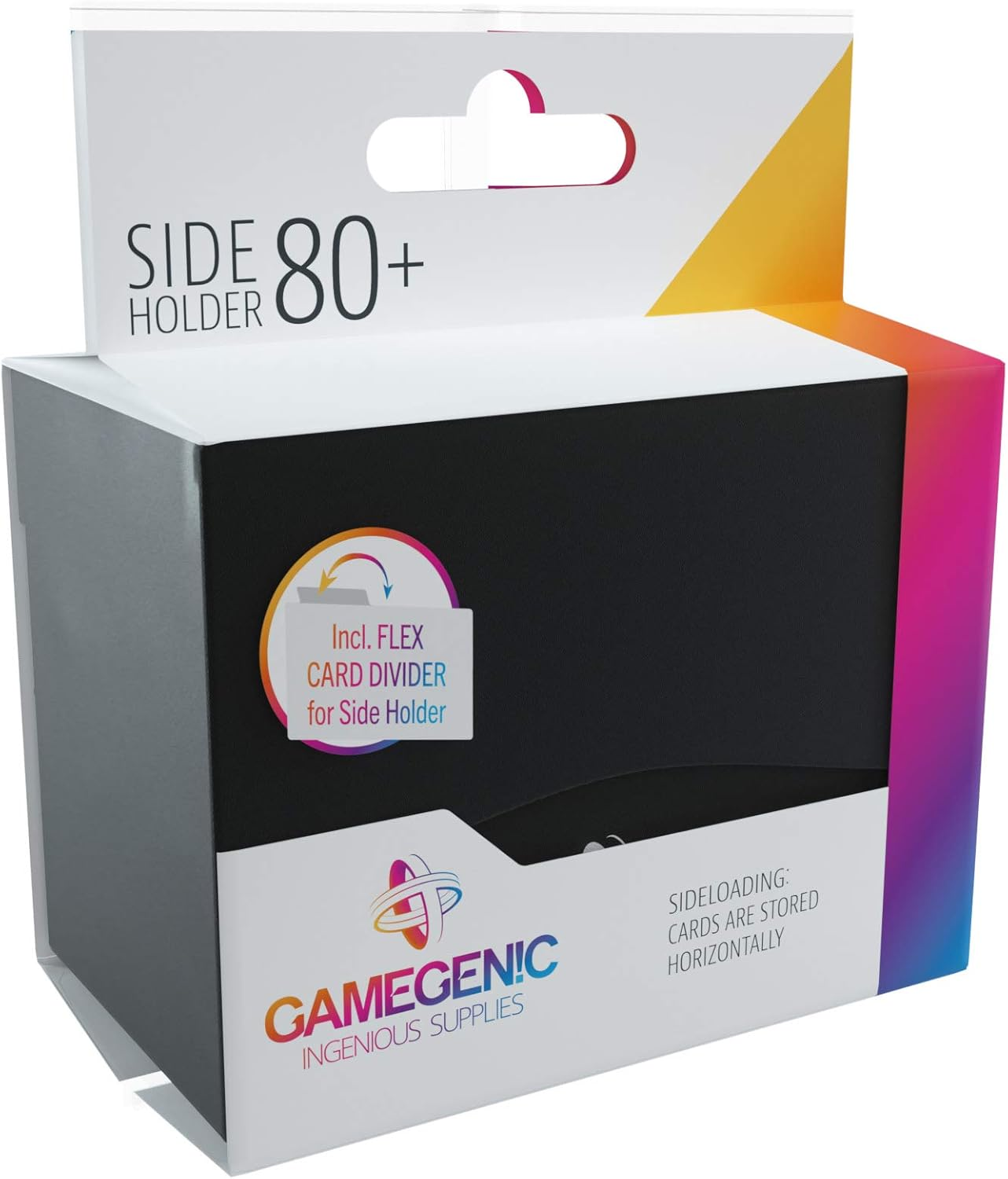 Gamegenic 80 Sleeves Side Holder Deck Box, Black - Picture 13 of 19