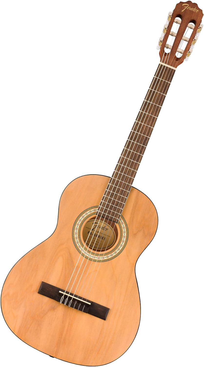 Fender FA 25N 3/4 Size Nylon String Acoustic Guitar Beginner Guitar for Kids