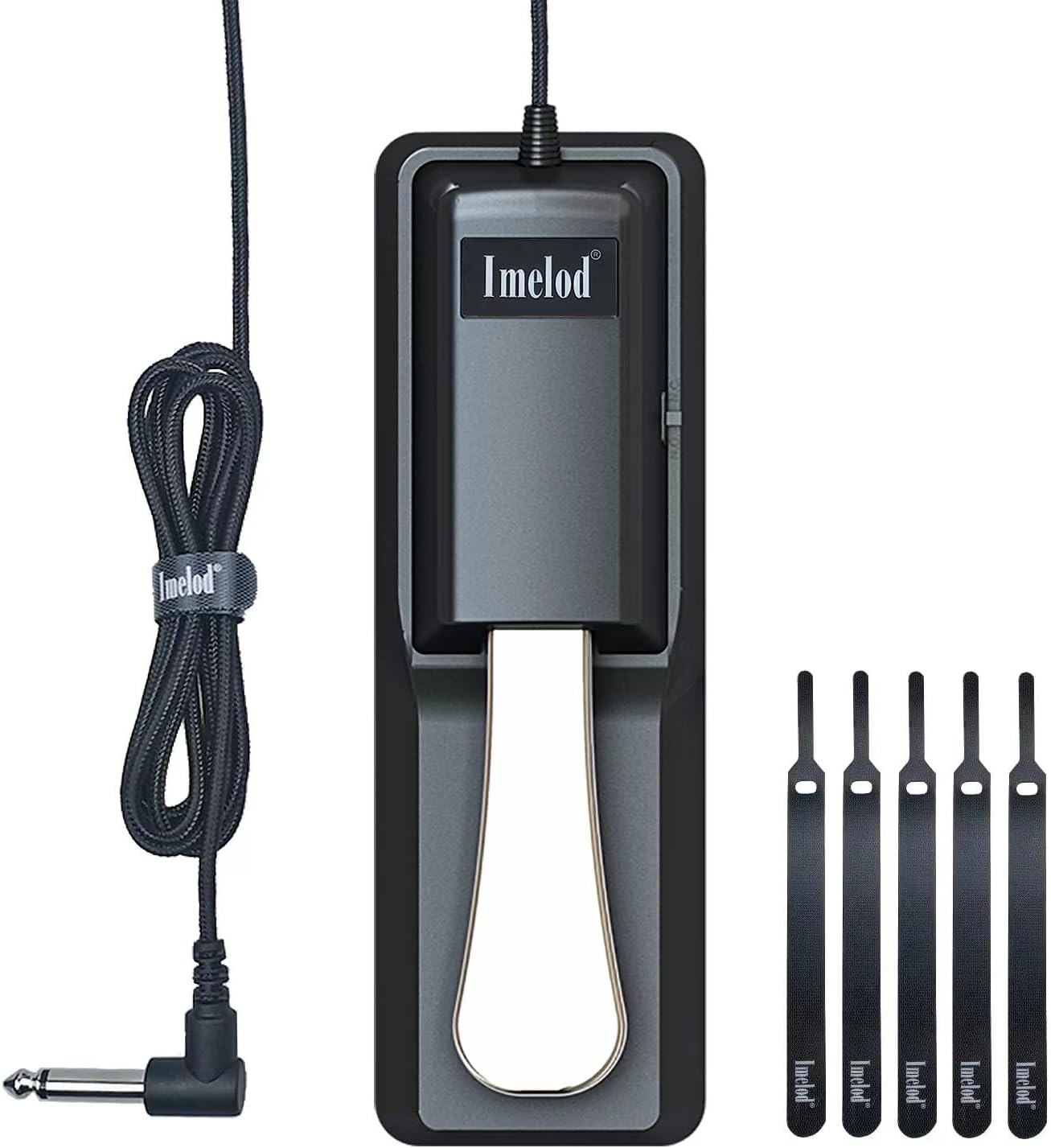 Digital Piano and Keyboard Sustain Pedal for Yamaha,Roland,Casio,Korg,Behringer,Moog - Universal Foot Pedal