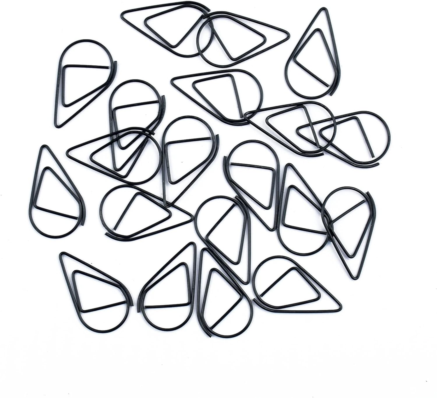 50Pcs Small Golden Paper Clips, Water Drop-Shaped Paperclips Bookmarks for Of... - Picture 11 of 16