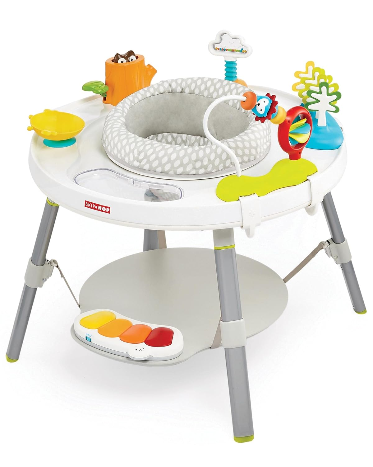 Skip Hop Baby Activity Center: Interactive Play Center with 3-Stage Grow-With-Me Functionality, 4Mo+, Explore & More