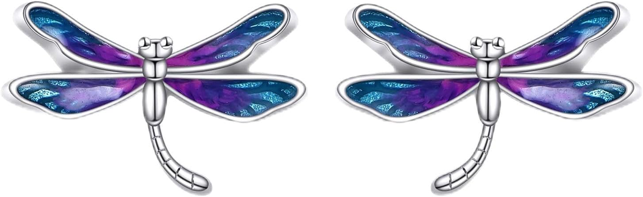 Dragonfly Earrings Gifts for Women 925 Sterling Silver Dragonfly Stud Earrings Jewelry Gifts