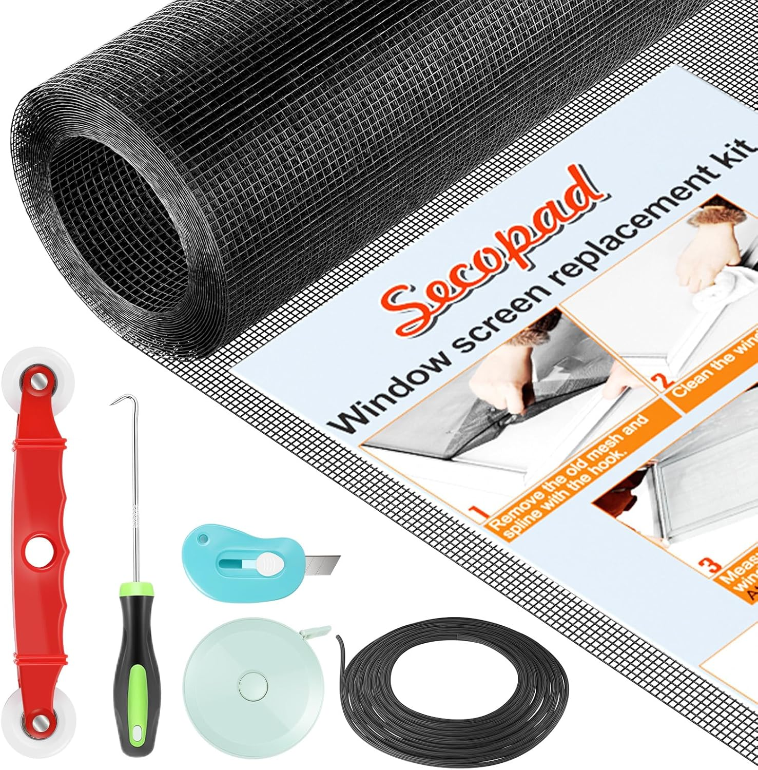 Window Screens Replacement Repair Kit, 39