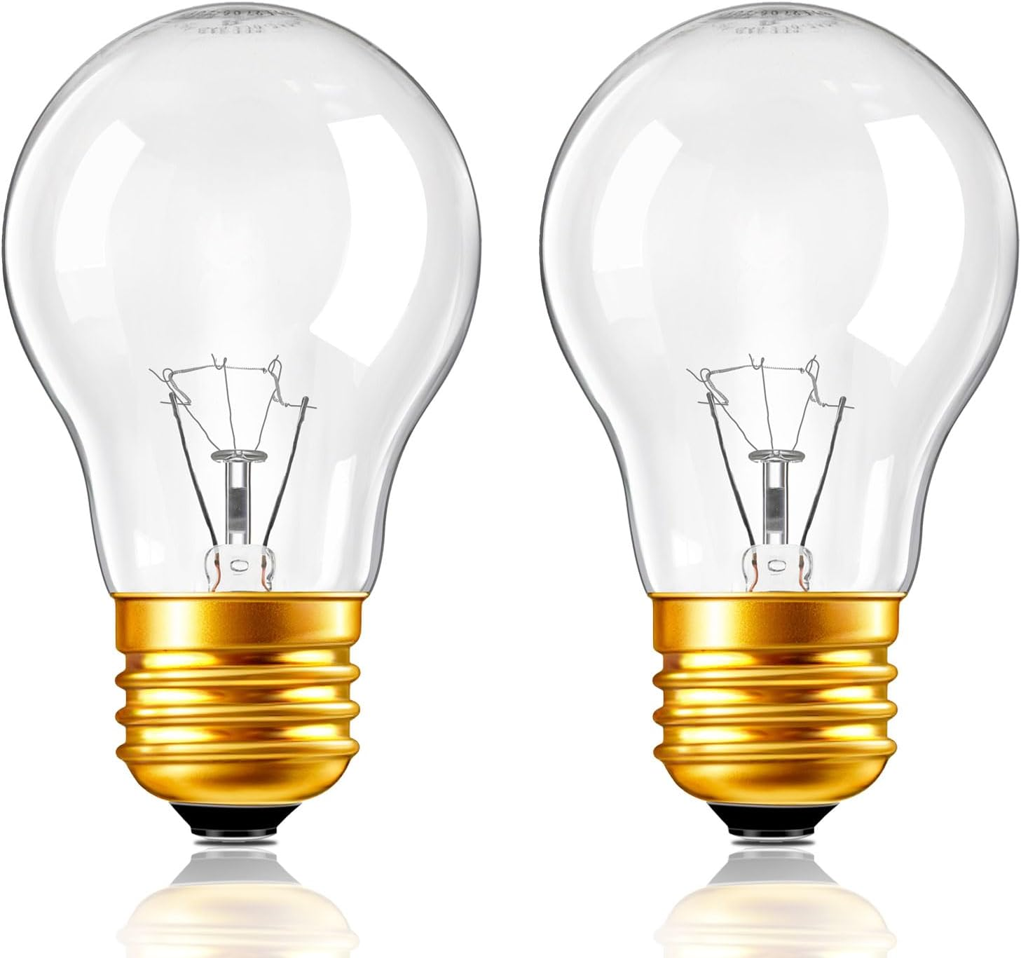 Oven Light Bulb A15 40W 120V 500°F Heat Resistant Appliance ,Refrigerators Range