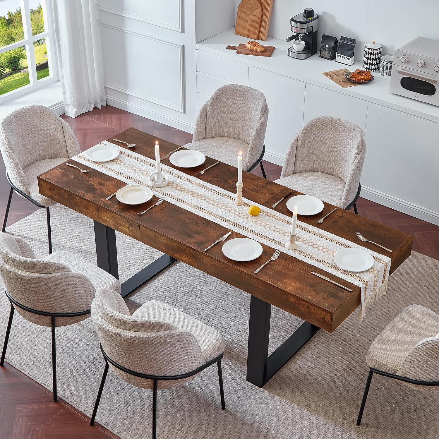 Extendable Dining Table 63