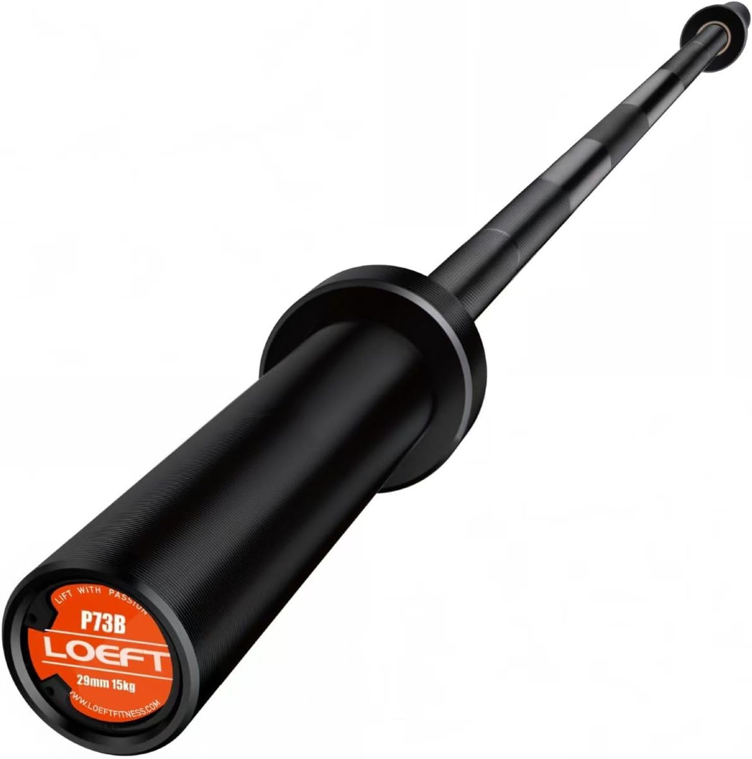 Professional Powerlifting Barbell, Aggressive Knurling 7Ft/45Lb Power Bar, 2000 Lbs Capacity 205K PSI Weight Bar Fit 2" Plates for Bench, Squat, and Deadlift