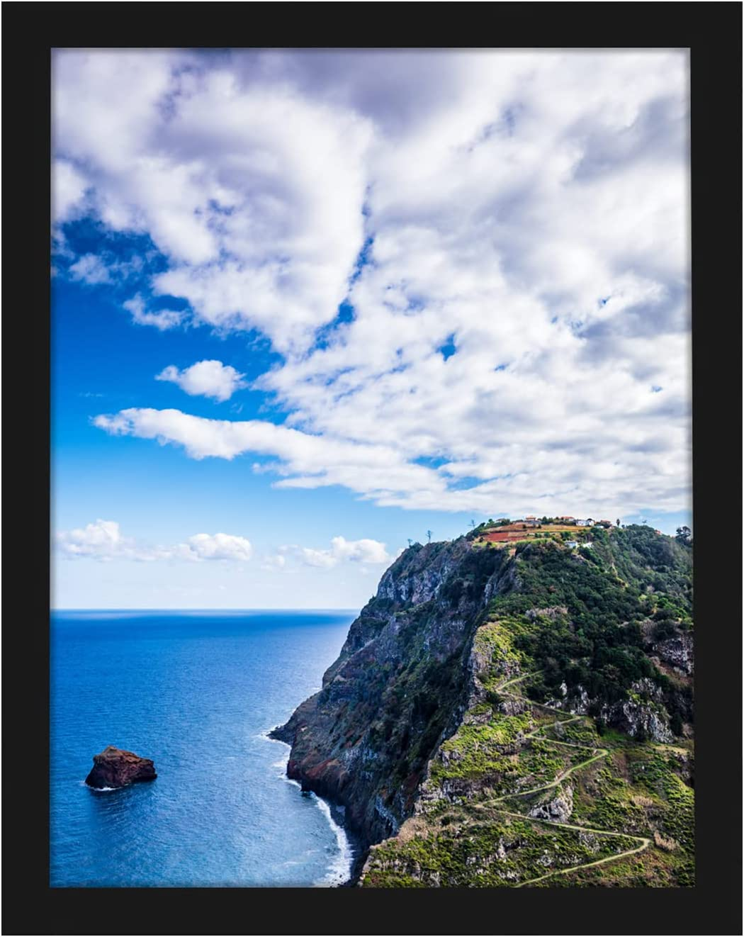 11X14 Black Picture Frame, Wall Mounting Horizontally or Vertically, Decoration for Photos, Paintings, Posters, Artwork