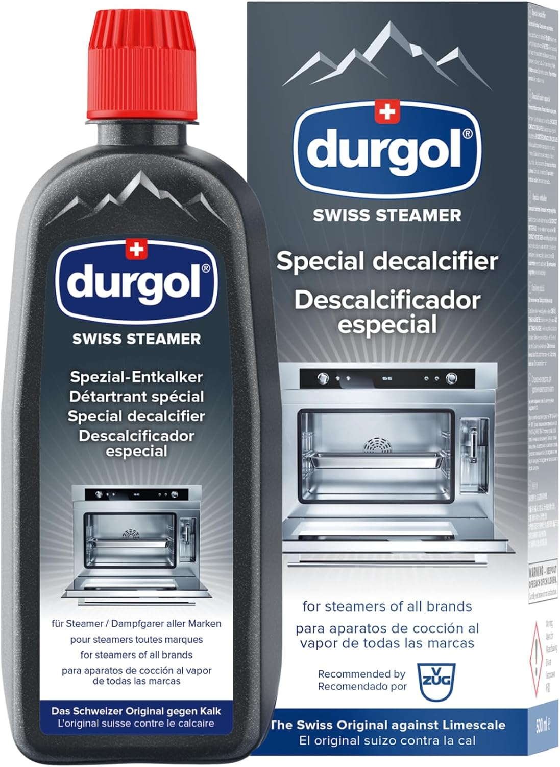 Swiss Steamer, Descaler and Decalcifier for All Brands of Steamer Ovens, 16.9 Fluid Ounces