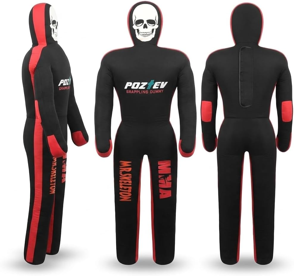 Adult Grappling Dummy – 6Ft Unfilled Wrestling Dummy for MMA, Jiu Jitsu, and Martial Arts Training – Practice Punching Dummy – Full Size Adult Grappling Dummy for BJJ, Karate & Judo