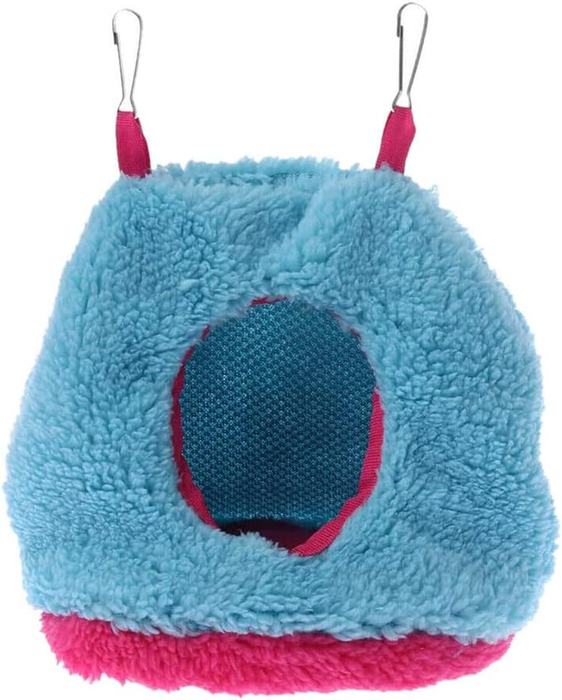Bird Parrot Hammock Hut Practical Plush Snuggle Hanging Cave Cage Bed Tent La... - Picture 12 of 14