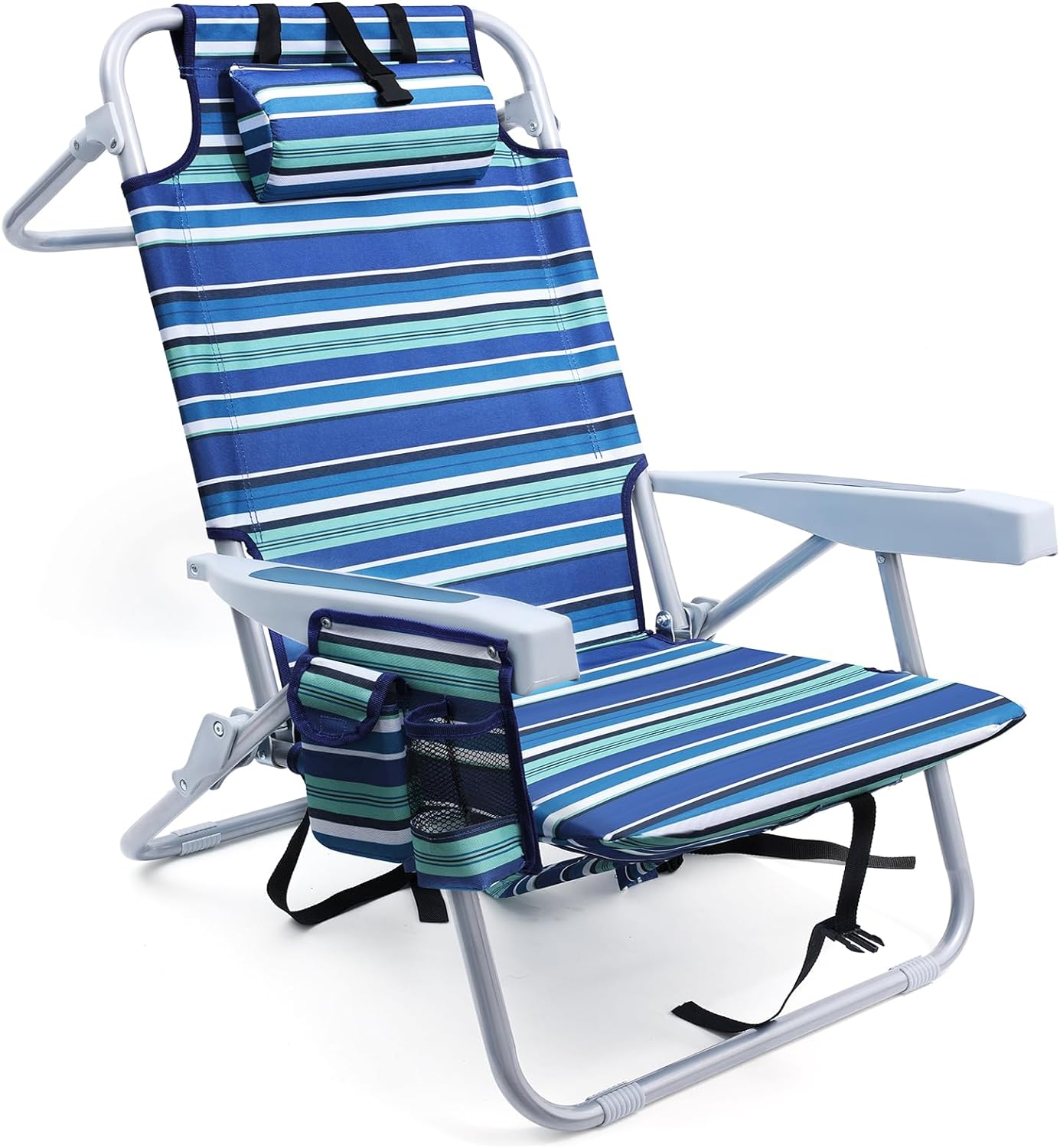 Yestomo Beach Chairs for Adults Heavy Duty, Compact Portable Lay