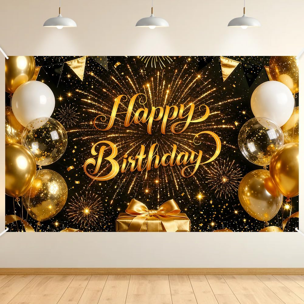 Geburtstagsbanner Geburtstag, Deko Geburtstag Mann Frau Banner