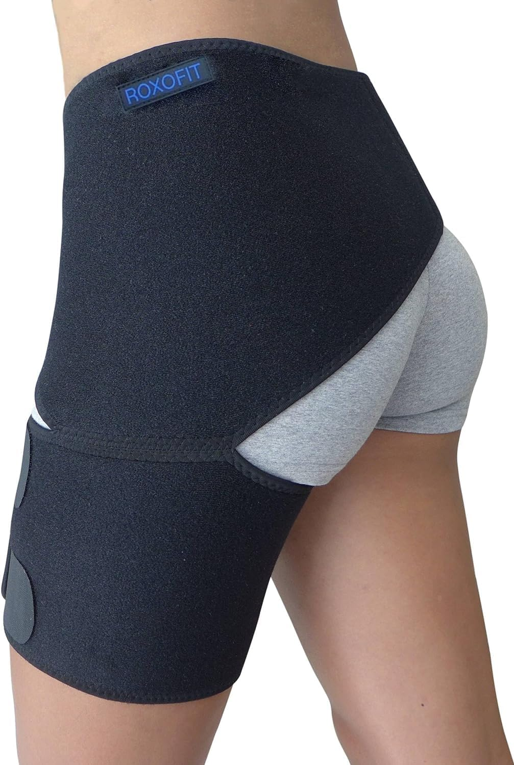 Hip Brace for Women, Men - Sciatica Brace - Groin Pull Compression Wrap - Sciatica Pain Relief Devices, Hip Brace for Sciatica Pain Relief Brace, Sciatic Relief Devices, Sciatic Nerve Pain Relief, Thigh Compression Sleeve, SI Belt, Hamstring Compression Sleeve, SI Joint Belt for Women, Bursitis Hip Pain Relief Devices