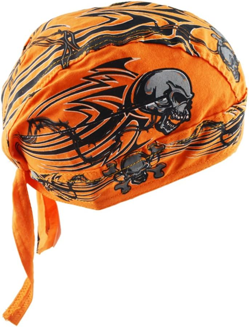 Doo Rag Skull Cap Cycling Headwrap Running Head Wrap Motorcycle Biker Cap Hat... - Picture 5 of 14