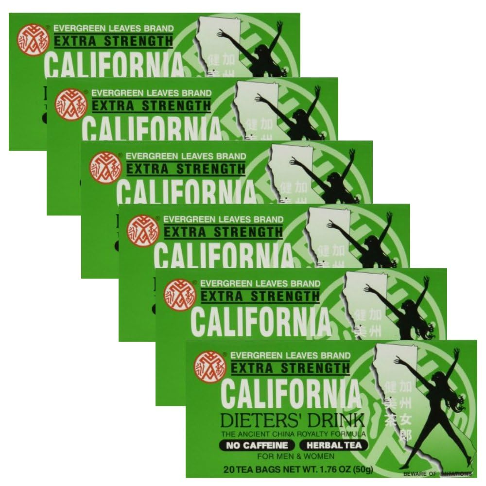 California Dieter'S Drink Extra Strength Tea, 20 Count (Pack of 6)