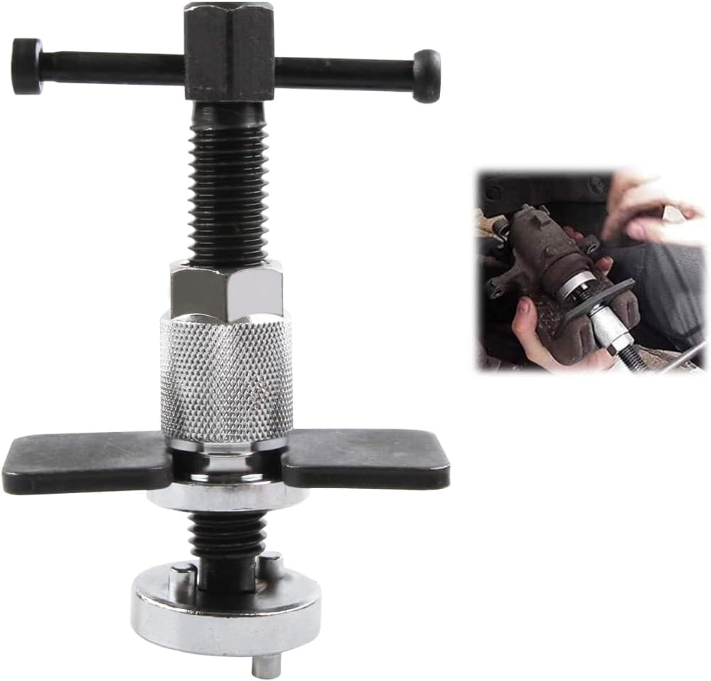 Xuuyuu Herramienta De Rebobinado De Pinza De Freno De Disco, 22 Piezas Herramienta De Retroceso De Viento Universal Kit De Herramientas De Retroceso