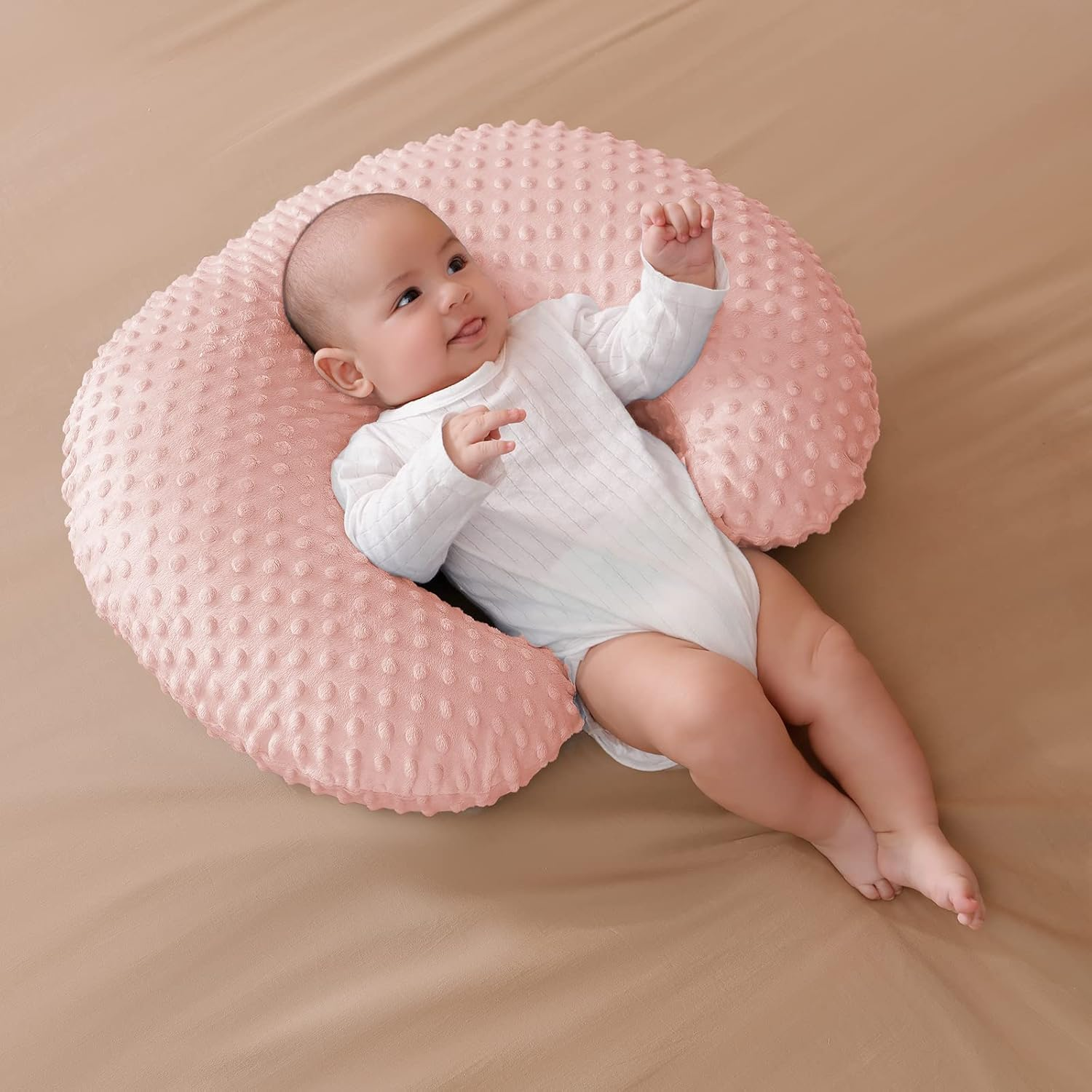 Nursing Pillow and Positioner with Cover for Breastfeeding and Bottle Feeding... - Picture 8 of 16
