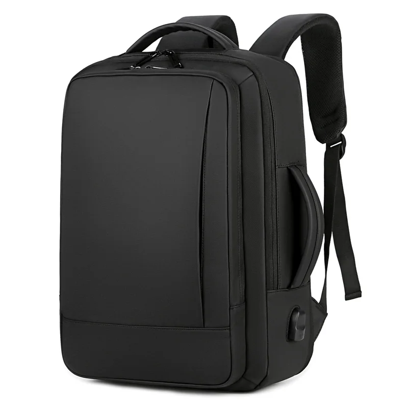 1Pcs Expandable Travel Backpack, Business Casual Men'S Backpack,With USB Charging,Waterproof Fabric,Suitable for Daily Commuting