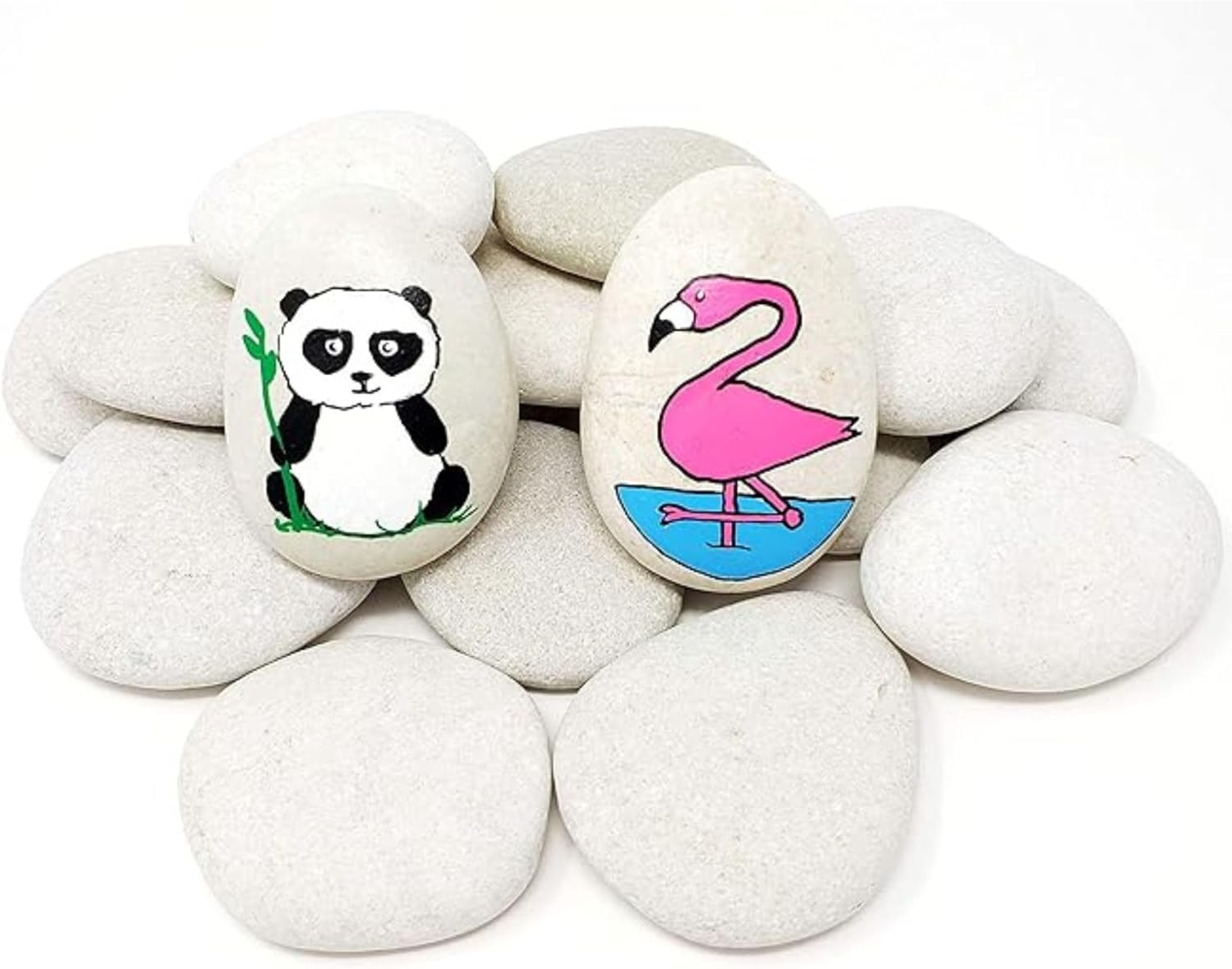 VELLES Groß Steine Zum Bemalen & Garten Kieselsteine Weiße Kies Dekosteine Naturstein Marmorkies Zierkies Kiesel Für Gartendeko - Aquarium Deko Stein Gartensteine Weiss Gross 40-80 Mm