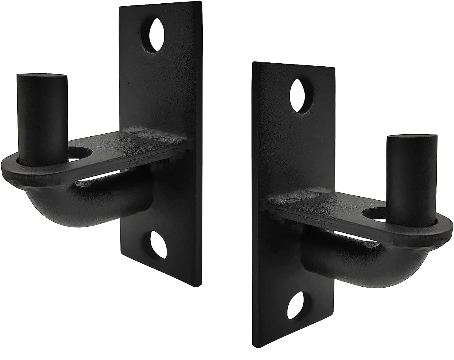 2 Pack Wall Mount Heavy Duty Chain Link Fence Gate Hinges with 5/8 Hinge  Pin (Sc