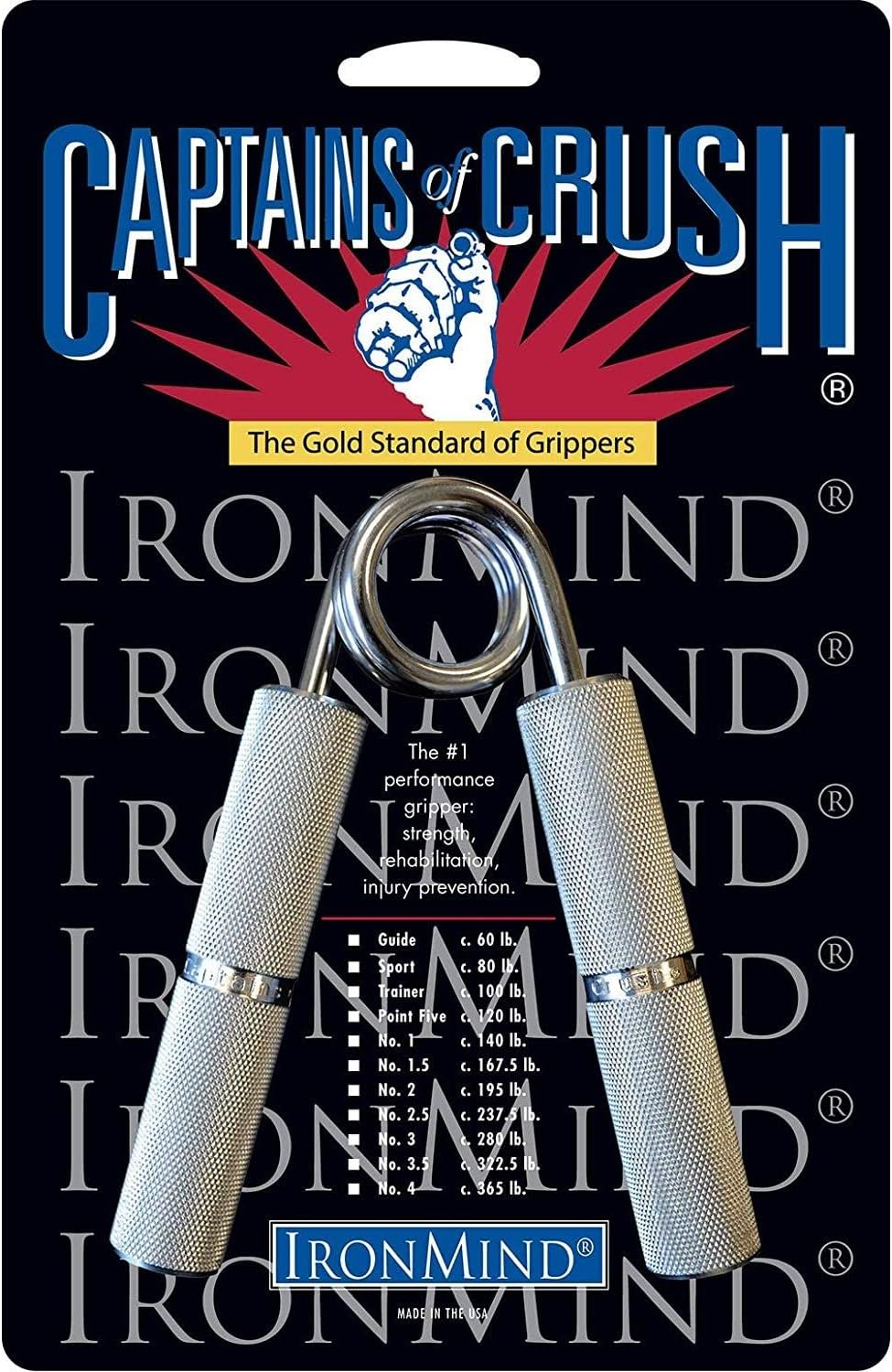 Pinza de mano Captains of Crush COC el estandar de oro en pinzas