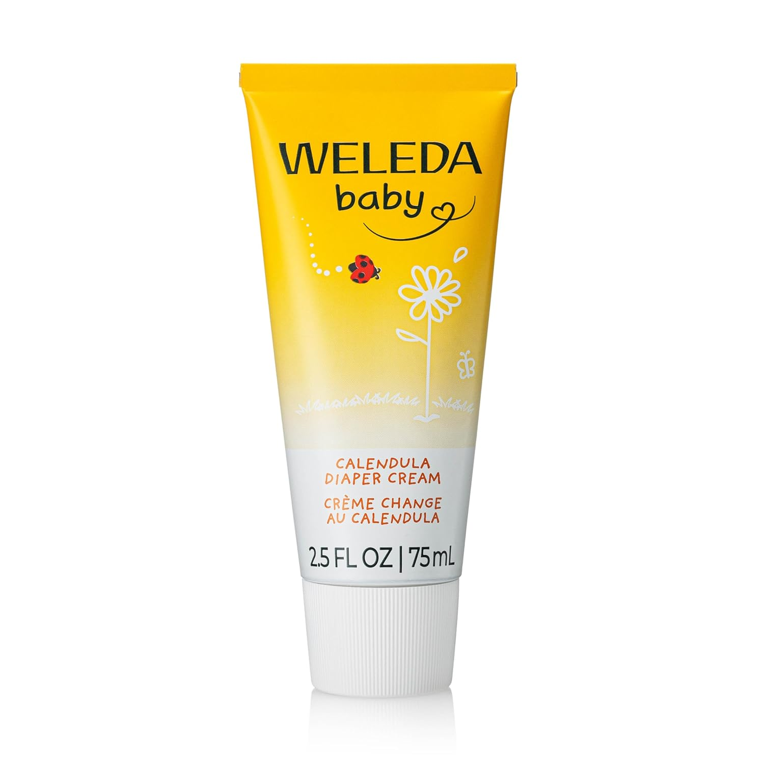 Baby Calendula Diaper Cream, 2.8 Fluid Ounce, Plant Rich Protection with Calendula, Chamomile, Sweet Almond Oil, Lanolin and Zinc Oxide