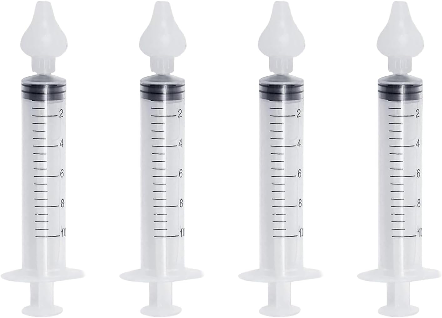 4x Nasensauger Baby Set Silikon Nasenreiniger Kinder Tragbar Wiederverwendbar